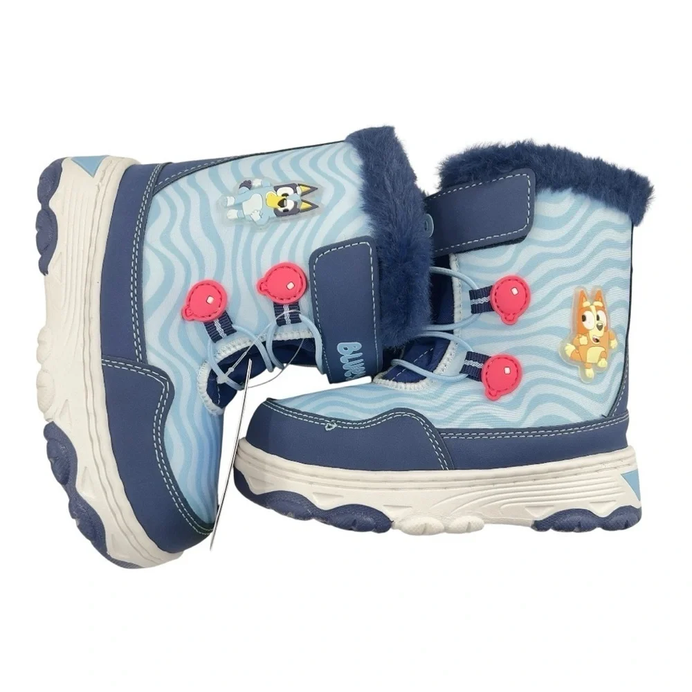 Boys Blue Kids Snow Boots